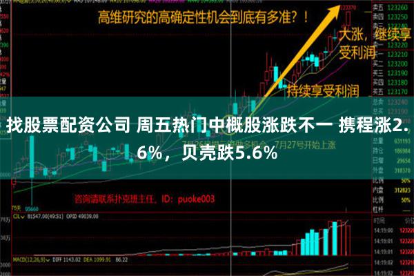 找股票配资公司 周五热门中概股涨跌不一 携程涨2.6%，贝壳跌5.6%